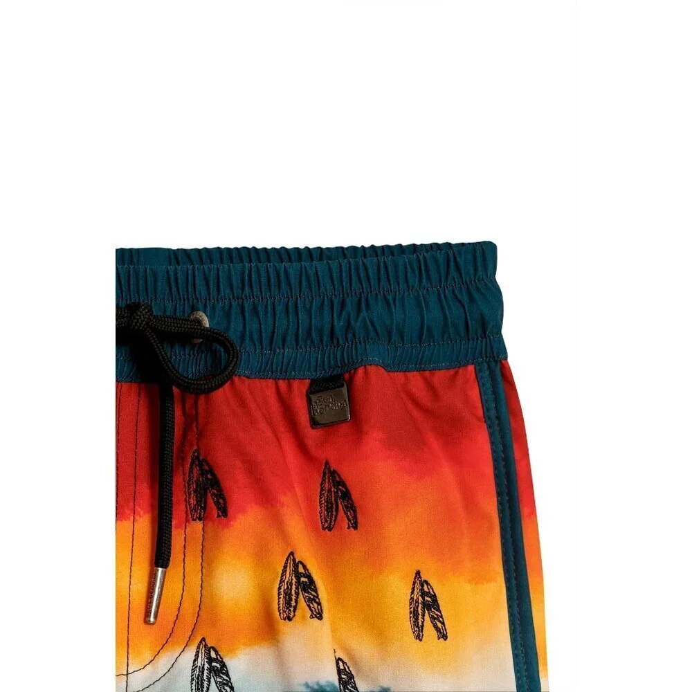 Agua Bendita Tiago Swim Trunks Multicolor Kids Size 2